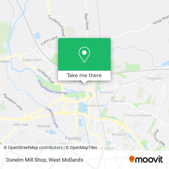 Dunelm Mill Shop map