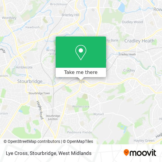 Lye Cross, Stourbridge map