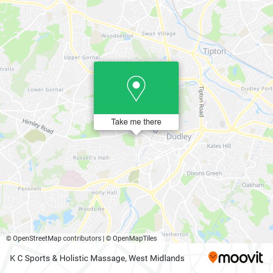 K C Sports & Holistic Massage map