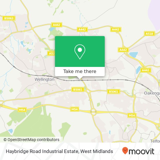 Haybridge Road Industrial Estate map