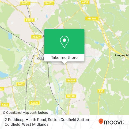 2 Reddicap Heath Road, Sutton Coldfield Sutton Coldfield map