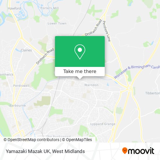Yamazaki Mazak UK map