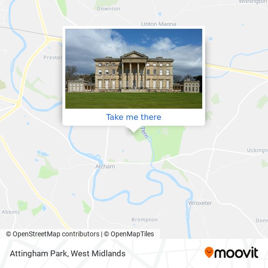 Attingham Park map