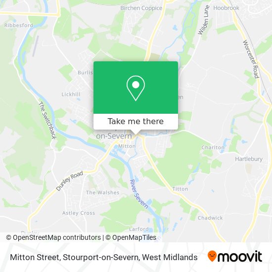 Mitton Street, Stourport-on-Severn map