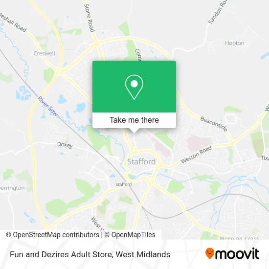 Fun and Dezires Adult Store map