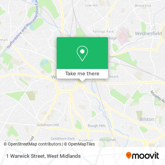 1 Warwick Street map