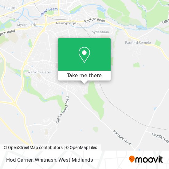 Hod Carrier, Whitnash map
