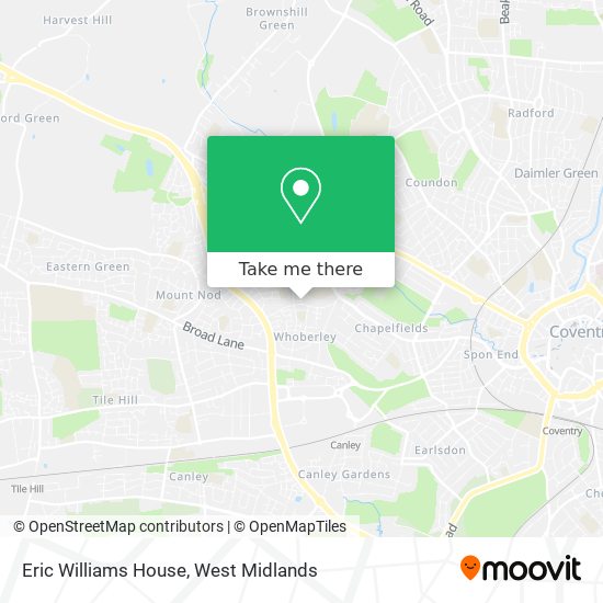 Eric Williams House map