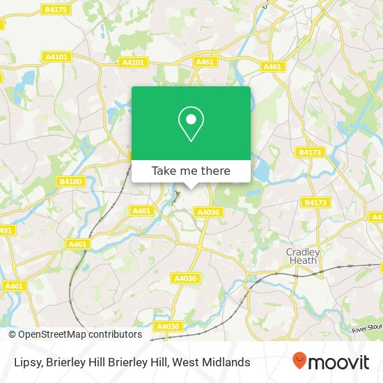 Lipsy, Brierley Hill Brierley Hill map