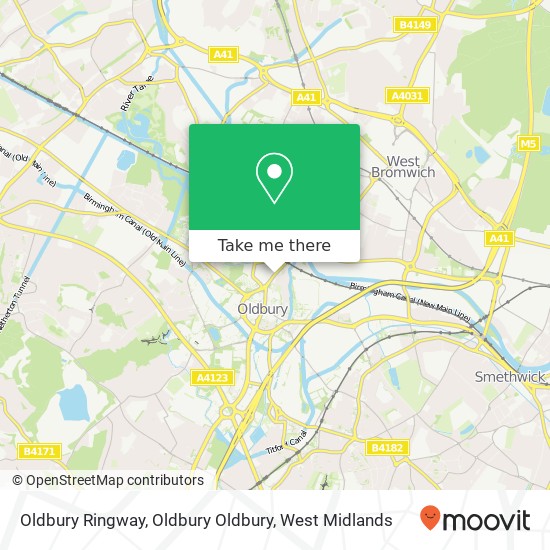 Oldbury Ringway, Oldbury Oldbury map