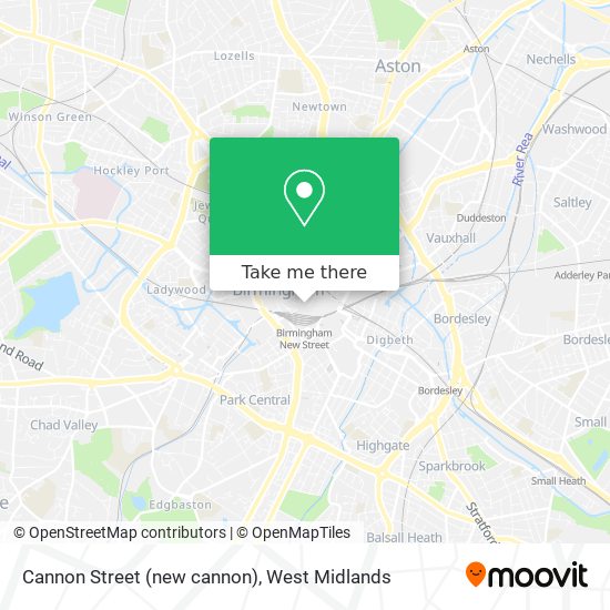 Cannon Street (new cannon) map