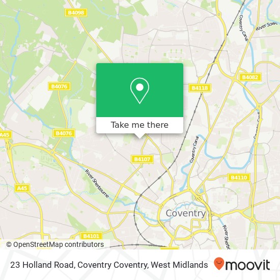 23 Holland Road, Coventry Coventry map