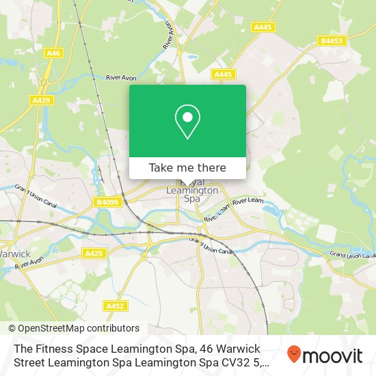 The Fitness Space Leamington Spa, 46 Warwick Street Leamington Spa Leamington Spa CV32 5 map