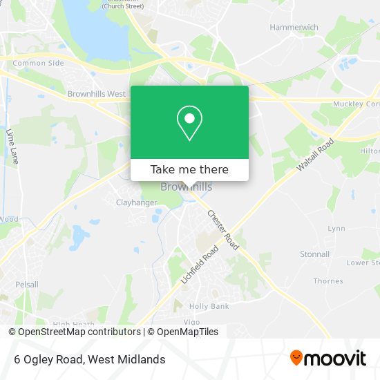6 Ogley Road map