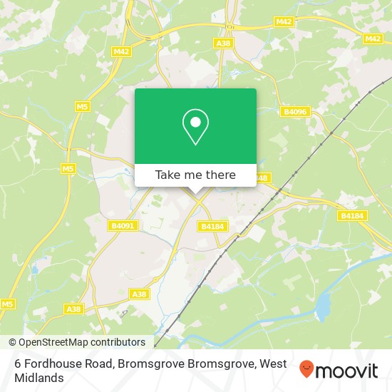 6 Fordhouse Road, Bromsgrove Bromsgrove map