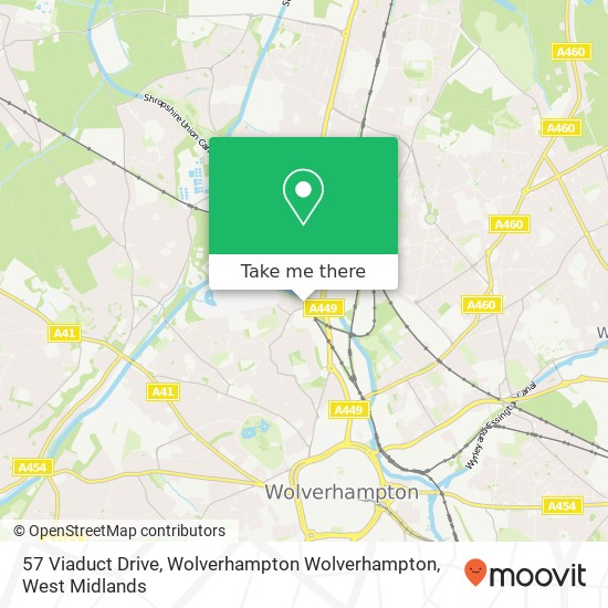 57 Viaduct Drive, Wolverhampton Wolverhampton map