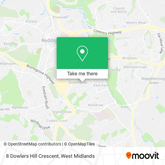 8 Dowlers Hill Crescent map