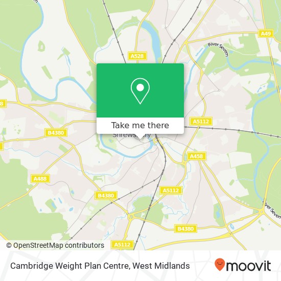 Cambridge Weight Plan Centre, 13 Wyle Cop Shrewsbury Shrewsbury SY1 1 map