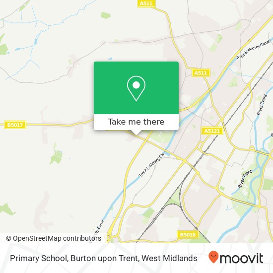 Primary School, Burton upon Trent map