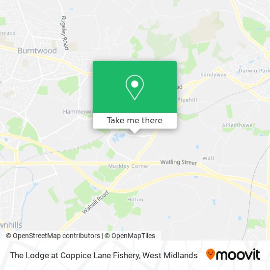 The Lodge at Coppice Lane Fishery map