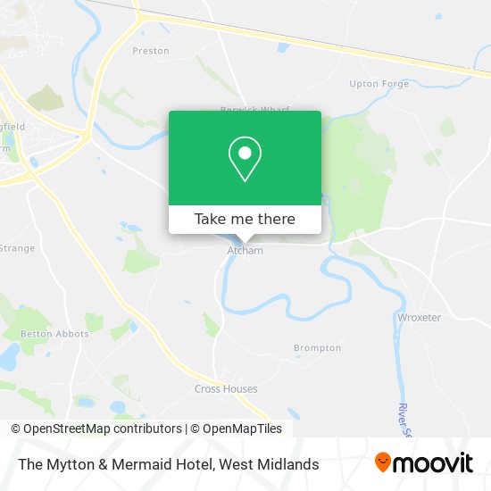 The Mytton & Mermaid Hotel map