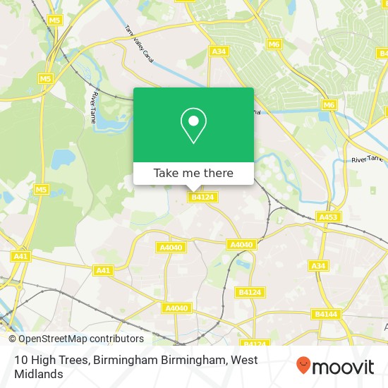 10 High Trees, Birmingham Birmingham map