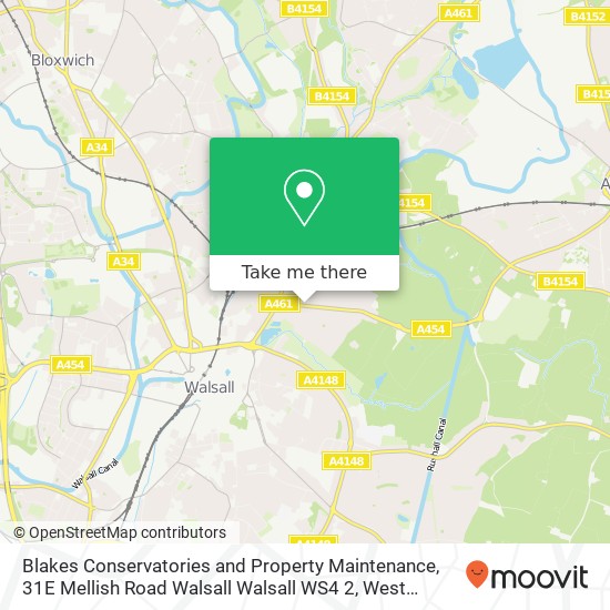 Blakes Conservatories and Property Maintenance, 31E Mellish Road Walsall Walsall WS4 2 map