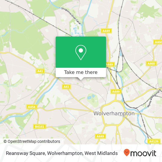 Reansway Square, Wolverhampton map