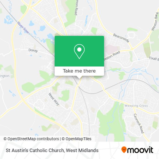 St Austin's Catholic Church map