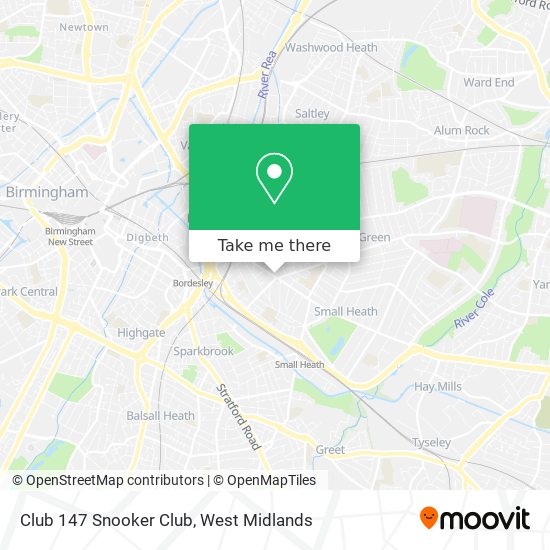 Club 147 Snooker Club map