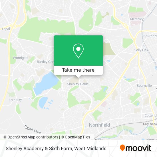 Shenley Academy & Sixth Form map