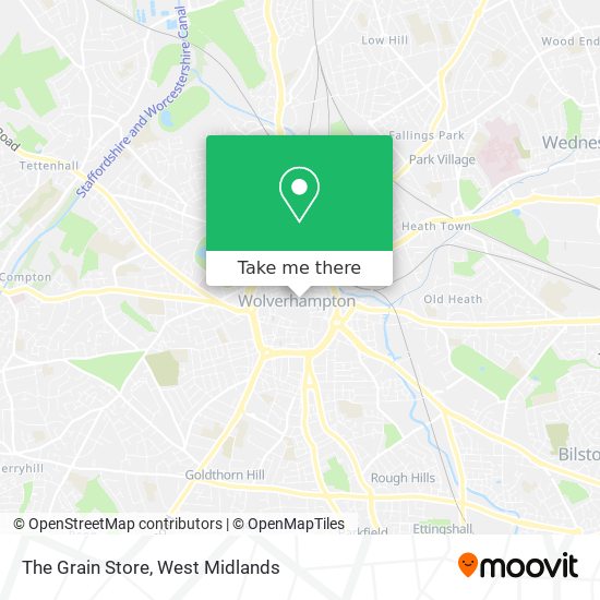 The Grain Store map