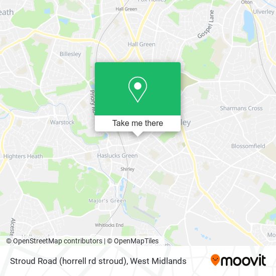 Stroud Road (horrell rd stroud) map