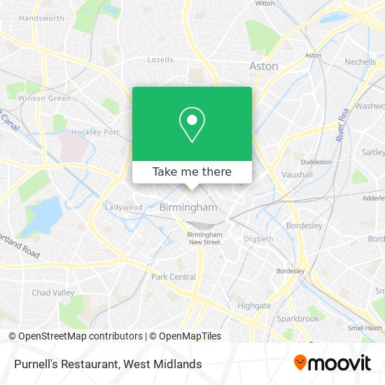 Purnell's Restaurant map