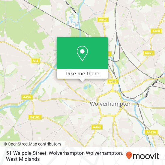 51 Walpole Street, Wolverhampton Wolverhampton map