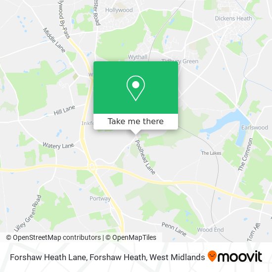 Forshaw Heath Lane, Forshaw Heath map