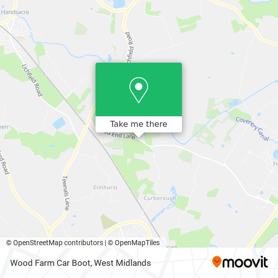 Wood Farm Car Boot map