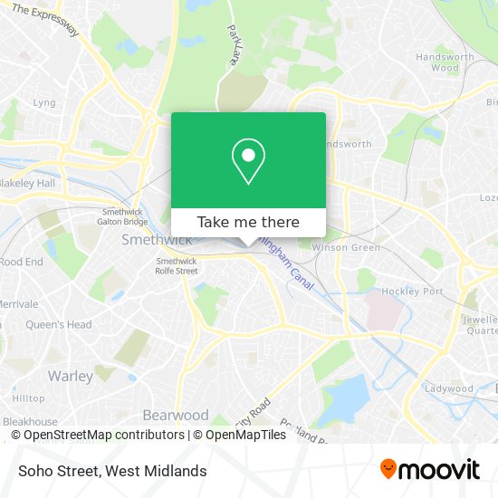 Soho Street map