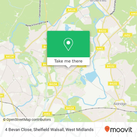 4 Bevan Close, Shelfield Walsall map
