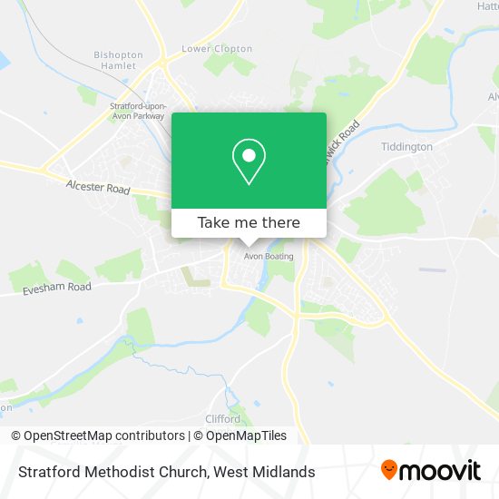 Stratford Methodist Church map