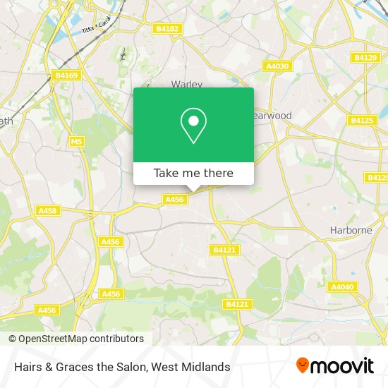 Hairs & Graces the Salon map