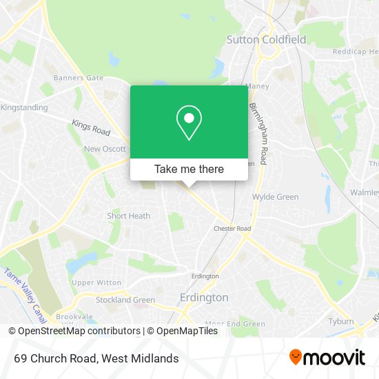 69 Church Road map