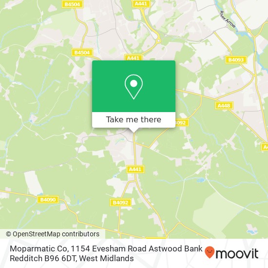Moparmatic Co, 1154 Evesham Road Astwood Bank Redditch B96 6DT map