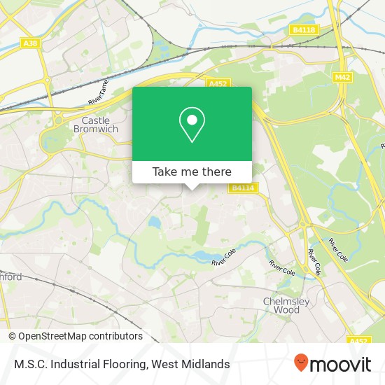 M.S.C. Industrial Flooring map