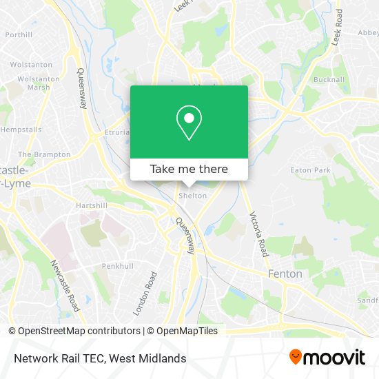 Network Rail TEC map