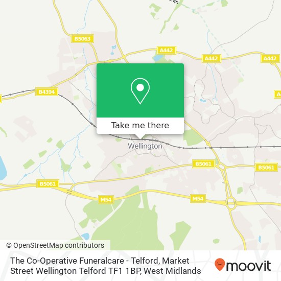 The Co-Operative Funeralcare - Telford, Market Street Wellington Telford TF1 1BP map