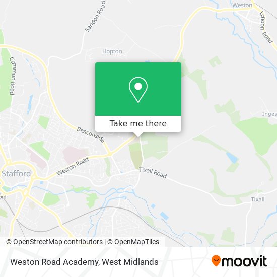 Weston Road Academy map