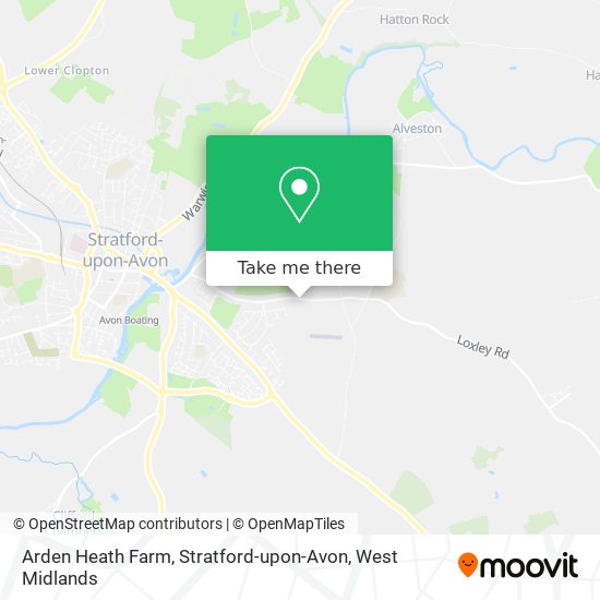 Arden Heath Farm, Stratford-upon-Avon map