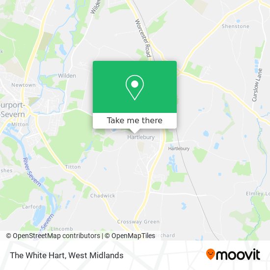 The White Hart map