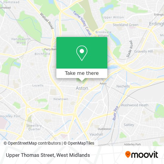 Upper Thomas Street map